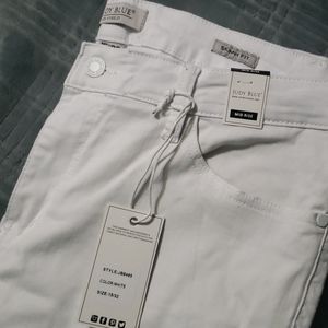 White Judy Blue Jeans